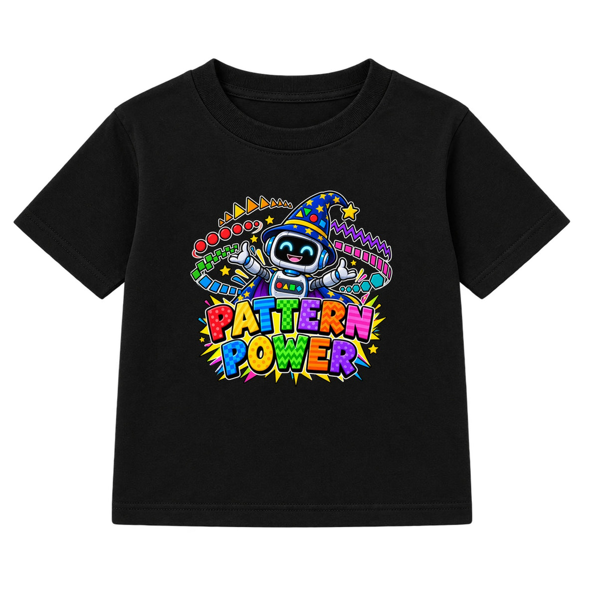 Pattern Power kids Number Day t-shirt - Black