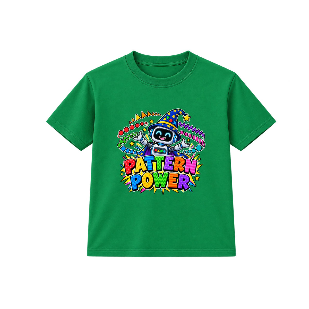 Pattern Power kids Number Day t-shirt - Green
