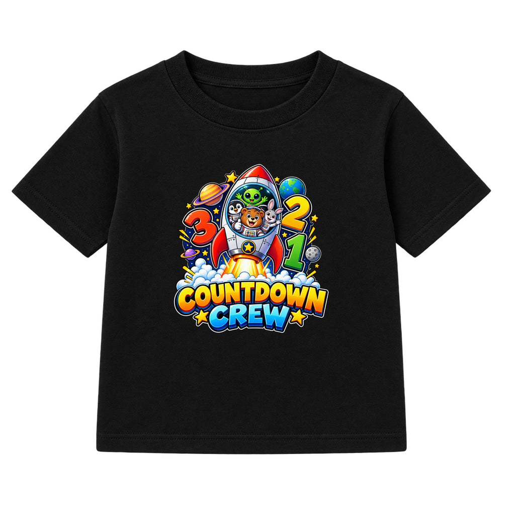 Countdown Crew kids Number Day t-shirt - Black