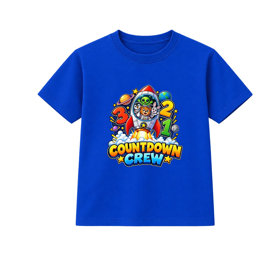 Countdown Crew kids Number Day t-shirt - Blue