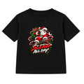 Sleigh All Day adult Christmas t-shirt - Black