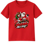 Sleigh All Day adult Christmas t-shirt - Red