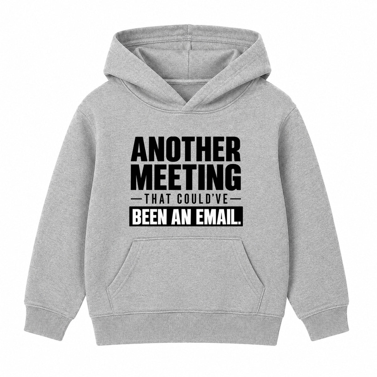 Could've Been An Email adult slogan hoodie - Heather Grey