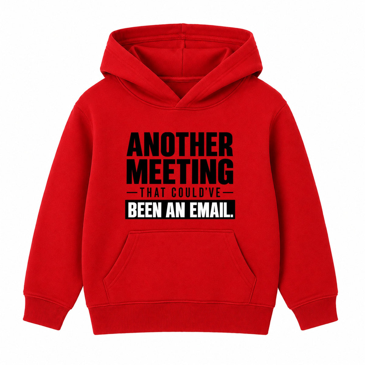 Could've Been An Email adult slogan hoodie - Red