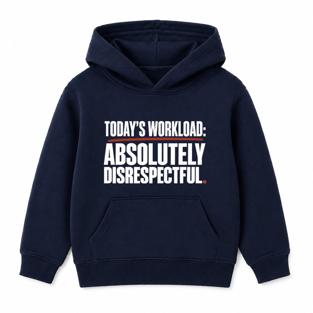 Absolutely Disrespectful adult slogan hoodie - Navy