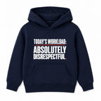 Absolutely Disrespectful adult slogan hoodie - Navy