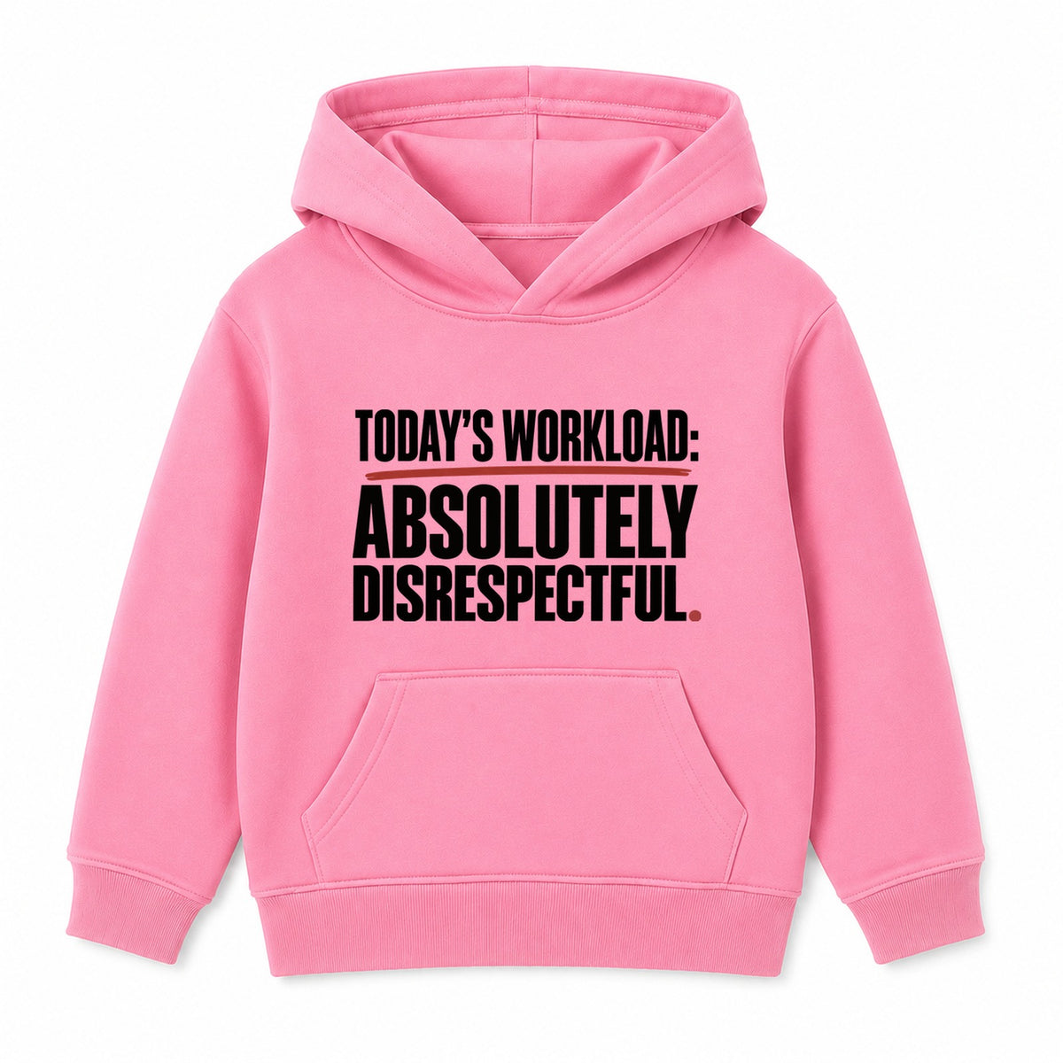 Absolutely Disrespectful adult slogan hoodie - Pink