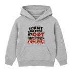 My Cat Thinks I've Been Kidnapped adult slogan hoodie - Heather Grey