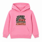 My Cat Thinks I've Been Kidnapped adult slogan hoodie - Pink
