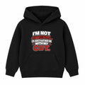 Rather Be With My Cat adult slogan hoodie - Black