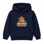 Emotionally Unavailable adult slogan hoodie - Navy