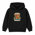 Zero Thoughts Maximum Snacks adult slogan hoodie - Black