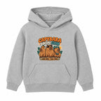 Capybara Social Club adult slogan hoodie - Heather Grey