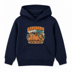 Capybara Social Club adult slogan hoodie - Navy