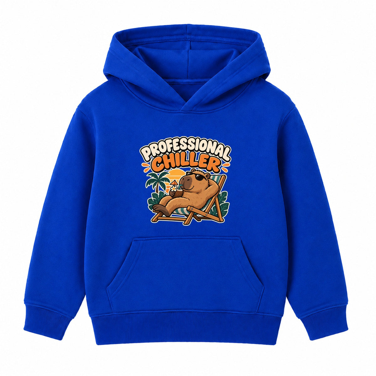 Professional Chiller adult slogan hoodie - Royal Blue