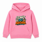 I Can't Do Nathan adult slogan hoodie - Pink