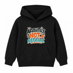 Absolutely Not Nathan adult slogan hoodie - Black