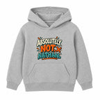 Absolutely Not Nathan adult slogan hoodie - Heather Grey