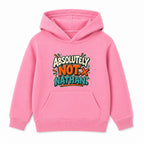 Absolutely Not Nathan adult slogan hoodie - Pink