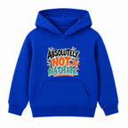 Absolutely Not Nathan adult slogan hoodie - Royal Blue