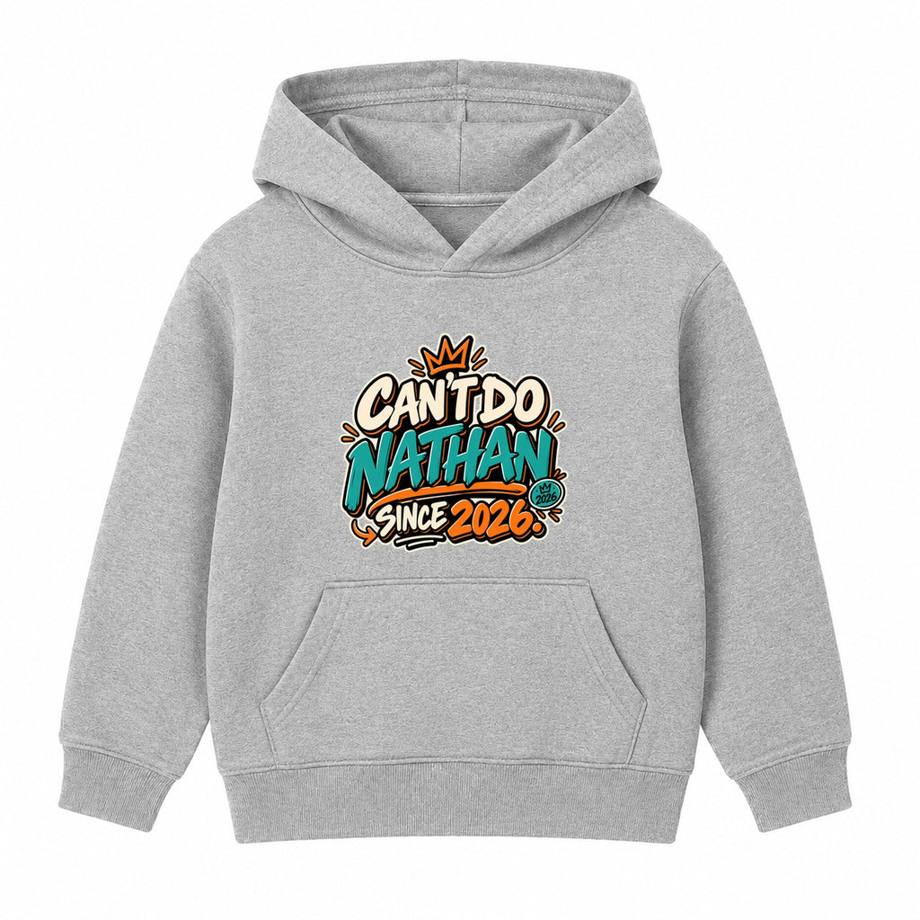 Can't Do Nathan Since 2026 adult slogan hoodie - Heather Grey