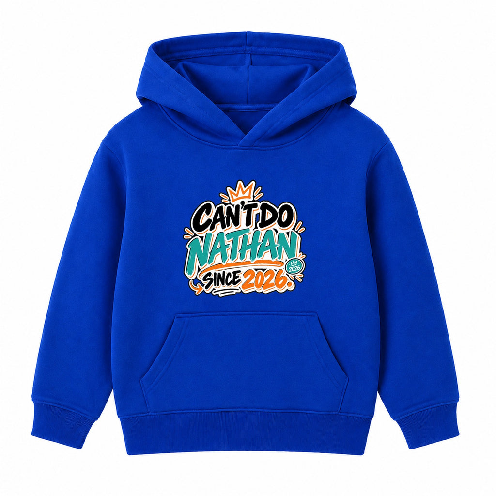Can't Do Nathan Since 2026 adult slogan hoodie - Royal Blue