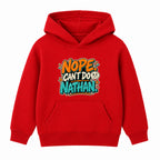 Nope Can't Do Nathan adult slogan hoodie - Red