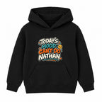 Today's Mood Can't Do Nathan adult slogan hoodie - Black