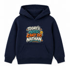 Today's Mood Can't Do Nathan adult slogan hoodie - Navy