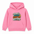 Today's Mood Can't Do Nathan adult slogan hoodie - Pink