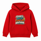 Today's Mood Can't Do Nathan adult slogan hoodie - Red