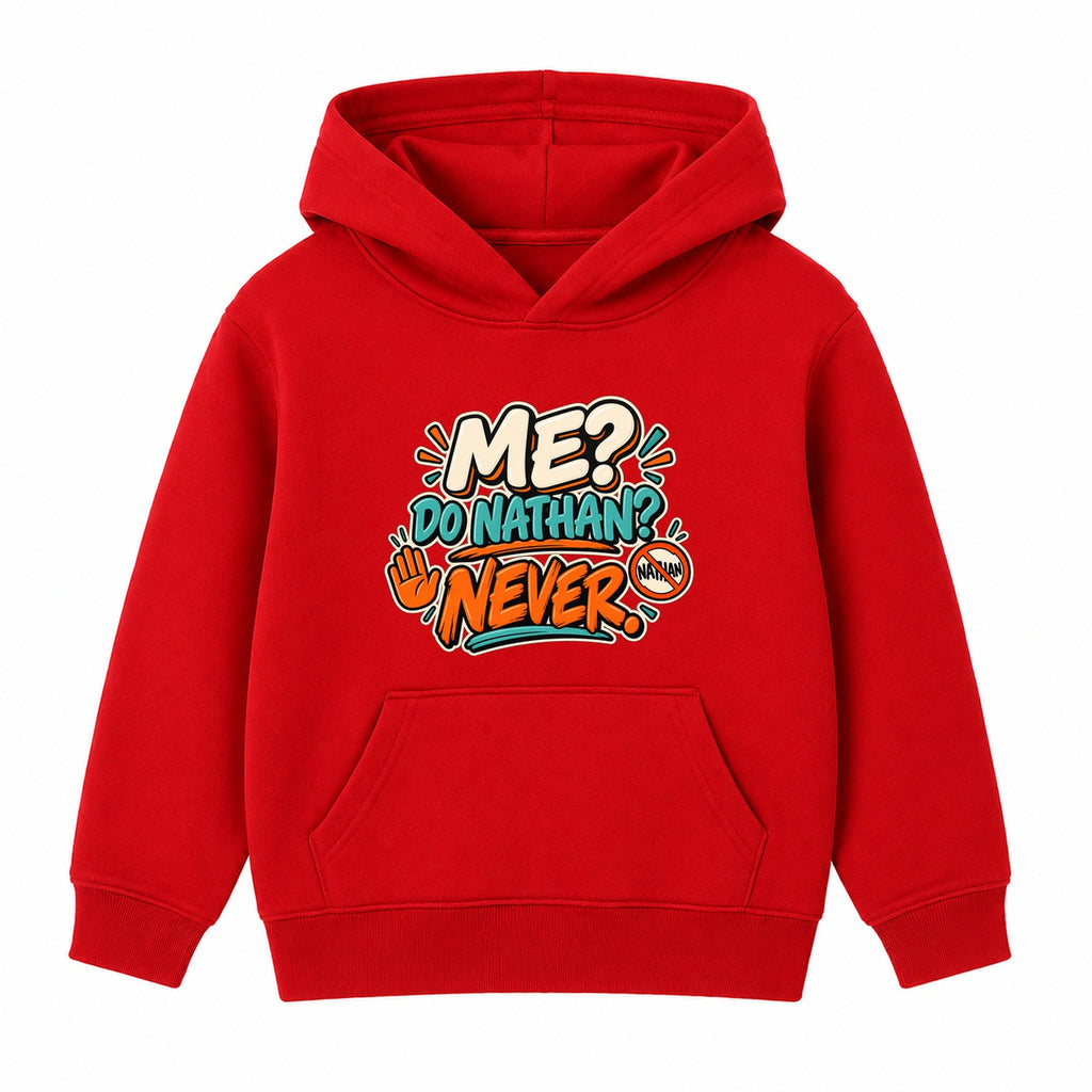 Me Do Nathan Never adult slogan hoodie - Red