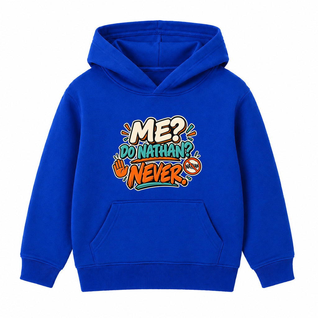 Me Do Nathan Never adult slogan hoodie - Royal Blue