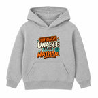 Officially Unable To Do Nathan adult slogan hoodie - Heather Grey
