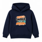 Officially Unable To Do Nathan adult slogan hoodie - Navy
