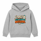 I Tried Still Can't Do Nathan adult slogan hoodie - Heather Grey