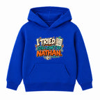 I Tried Still Can't Do Nathan adult slogan hoodie - Royal Blue