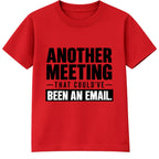 Could've Been An Email adult slogan t-shirt - Red