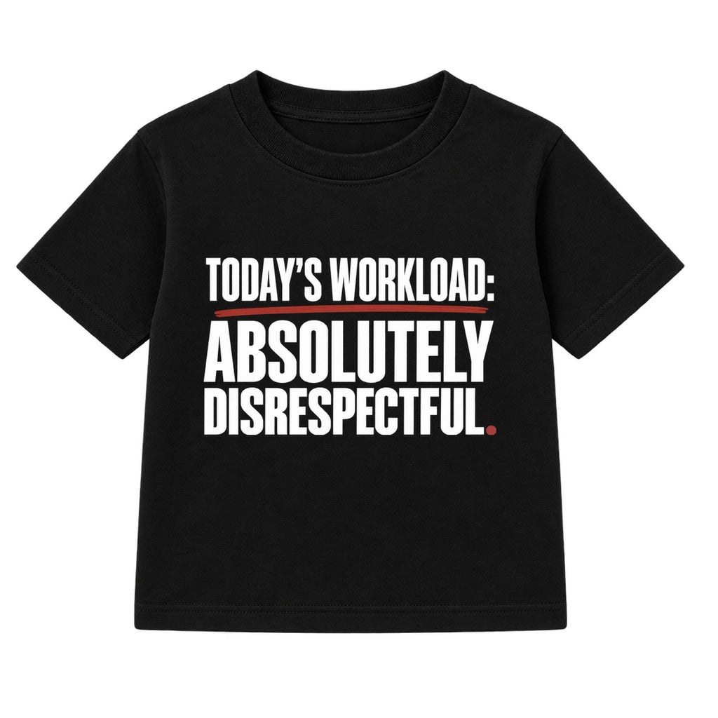 Absolutely Disrespectful adult slogan t-shirt - Black