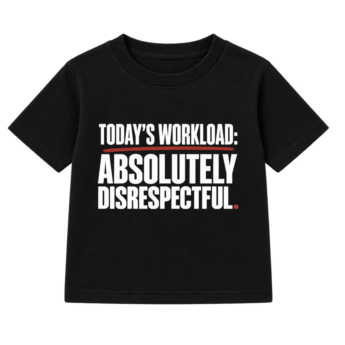 Absolutely Disrespectful adult slogan t-shirt - Black