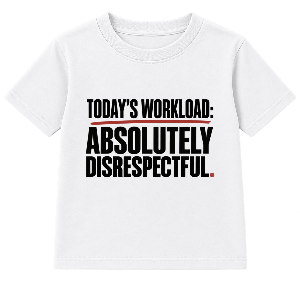 Absolutely Disrespectful adult slogan t-shirt - White