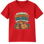 No Idea What's Going On adult slogan t-shirt - Red