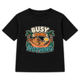 Busy Doing Nothing adult slogan t-shirt - Black