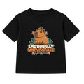 Emotionally Unavailable adult slogan t-shirt - Black