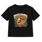 Professional Chiller adult slogan t-shirt - Black