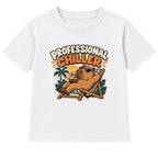 Professional Chiller adult slogan t-shirt - White