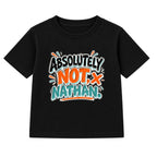 Absolutely Not Nathan adult slogan t-shirt - Black