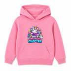 Just One More Chapter kids World Book Day hoodie - Pink