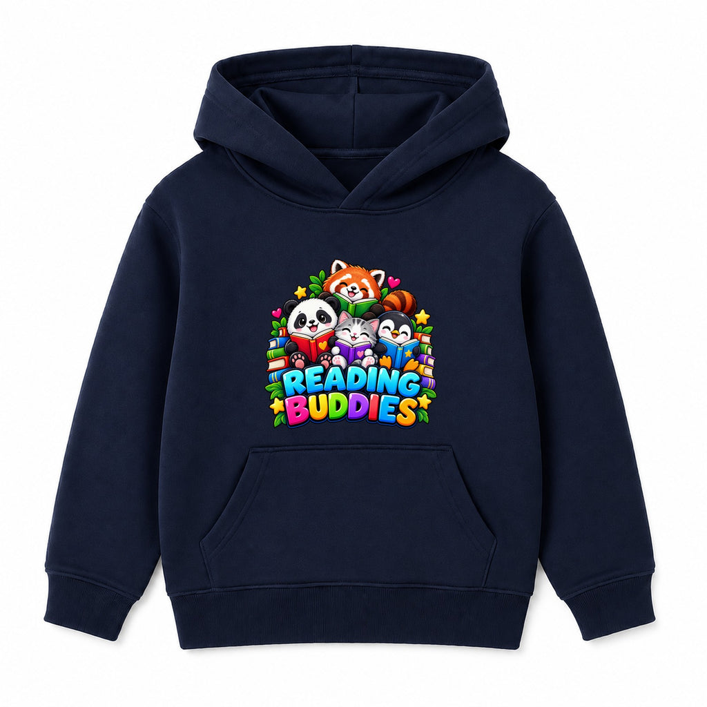 Reading Buddies kids World Book Day hoodie - Navy