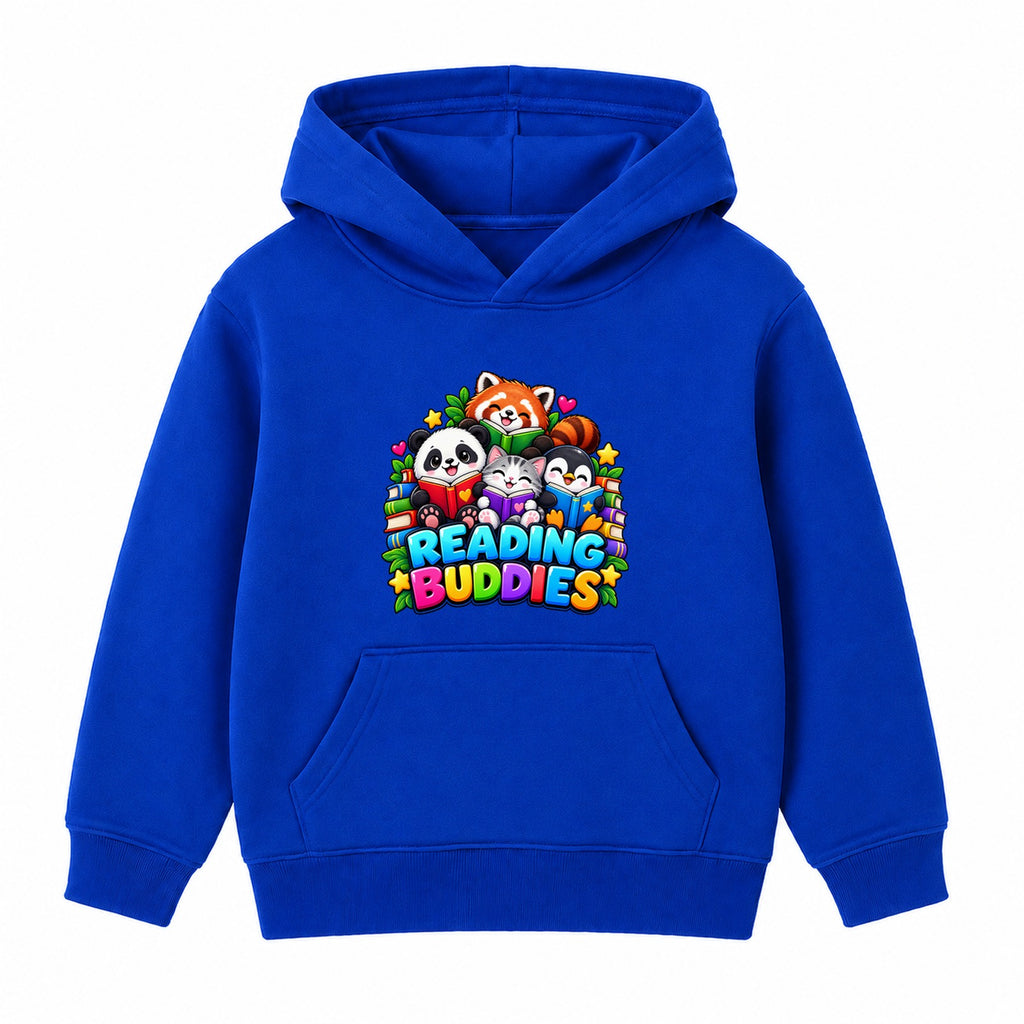 Reading Buddies kids World Book Day hoodie - Royal Blue